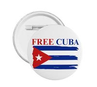 Spilla gratuita Cuba Patria Y Vida Bandiera patriottica cubana 1 pezzo Spille da uomo e donna Distintivi di novità