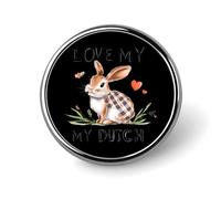 Spilla "I Love My Dutch" per donna e uomo, spilla da bavero alla moda per feste e matrimoni