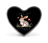 Spilla I Love My Dutch per donne e uomini, spilla con distintivo a forma di cuore per feste e matrimoni