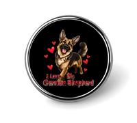 Spilla "I Love Myan Shepherd" per donna e uomo, spilla da bavero alla moda per feste e matrimoni