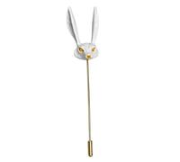 Spilla in ceramica a tema volpi, accessorio unico ideale per aggiungere un tocco d'arte a qualsiasi stile minimalista, One Size, come descritto