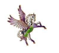Spilla in con cavallo volante Elegante spilla in lega per calcio che dona un potenziamento versatile all ' outfit