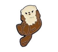 Spilla in lega con motivo a creatura marina, aggiunge divertimento e personalità a qualsiasi abbigliamento, perfetta per l'uso quotidiano e gioielli da viaggio, Misura unica, come descritto