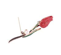 Spilla in Lega di Strass Imitazione Rosa Sciarpa Pin Clip Spilla Regalo 1PCS Creativo e utile Professional Process