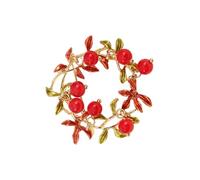 Spilla in lega leggera di mirtillo, accessorio di moda da indossare tutti i giorni e occasioni eleganti con una lunga lucentezza spilla in lega leggera, Einheitsgröße, come descritto