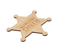 Spilla in Legno Khaki, Badge Rustico Elegante per Matrimonio