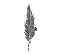 Spilla in metallo antico elegante tradizionale aggiunta di gioielli maschili donne unisex presente elegante pin giù, Misura unica, come descritto