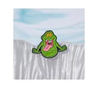 Spilla in metallo con design a forma di mostro verde, elegante e originale, ideale come accessorio personale.