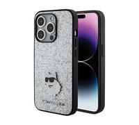 Spilla in metallo con logo Choupette glitterato Karl Lagerfeld - Custodia per iP