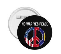 Spilla in metallo "No War Yes Peace" venezuelano-americano prega per il Venezuela, 1 pezzo