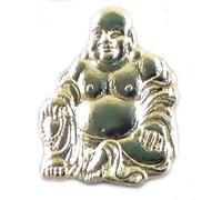 Spilla in Metallo smaltato con Buddha Gautama (Placcato Oro)
