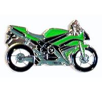 Spilla in metallo smaltato con spilla per moto da strada sportiva