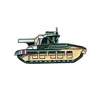 Spilla in metallo smaltato WW1 militare esercito Matilda Tank (Scorpion)