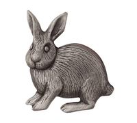 Spilla in peltro coniglietto coniglio - fatta a mano nel Regno Unito