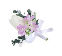 Spilla in seta fatta a mano per lo sposo, stile naturale unico, spilla floreale per matrimonio, accessorio per matrimoni, feste nuziali, Einheitsgröße, come descritto