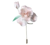 Spilla in seta, Iris, patrimonio culturale, fatto a mano, gelso, accessorio per cappotto Cheongsam