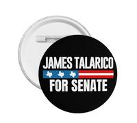 Spilla James Talarico per il Senato 2026, 1 pezzo. Spilla Talarico per gli Stati Uniti, Senato del Texas.