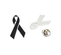 Spilla Kirsite a lunga durata con nastro artistico a forma di colombe, per attività all'aperto, approvata per la raccolta fondi, elegante spilla per sostenitori volontari, Misura unica, come descritto