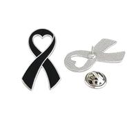 Spilla Kirsite robusta da 3 grammi di peso per la consapevolezza della beneficenza, gioielli dal design artistico moderno, spilla per raccolta fondi, apprezzamento volontario, spilla regalo, Misura