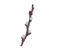 Spilla leggera a forma di ramo di albero Wintersweet spilla da bavero per mostre d'arte accessori per matrimoni occasioni formali bavero