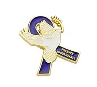 Spilla leggera a forma di uccello della pace, in lega, gioiello perfetto per viaggi pendolari, versatile stile Peace Bird Badge Pin, Misura unica, come descritto
