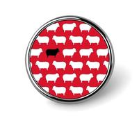 Spilla leggera a nido d'ape gialla con api felici, per camicie e abbigliamento casual