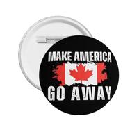 Spilla Let America Go per cappelli, zaini e vestiti, 1 pezzo, taglia M