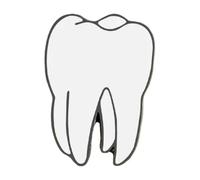 Spilla medica con stetoscopio, cuore, cervello, polmoni, sacchetto di sangue e siringa, design ambulanza