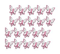 Spilla minimalista a forma di farfalla, con nastro, unisex, accessorio per l'uso quotidiano, per carcinoma mammario, 1/10/5/20/50 pezzi, One Size, come descritto