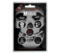 Spilla - Misfits (the): Skull (badge Pack)