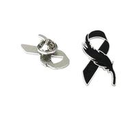 Spilla moderna a forma di colombe, leggera, 3 g, per ragioni sociali e accessori alla moda con colombe simboliche e nastro, Misura unica, come descritto