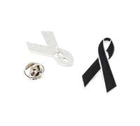 Spilla moderna a forma di colombe, leggera, 3 g, per ragioni sociali e accessori alla moda con colombe simboliche e nastro, Misura unica, come descritto