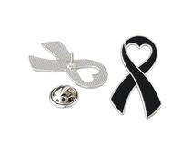 Spilla moderna a forma di colombe, leggera, 3 g, per ragioni sociali e accessori alla moda con colombe simboliche e nastro, Misura unica, come descritto