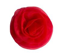Spilla multifunzionale a forma di fiore oversize in poliestere per aggiungere un tocco di raffinatezza a qualsiasi impostazione spilla grande, Misura unica, come descritto
