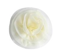 Spilla multifunzionale a forma di fiore oversize in poliestere per aggiungere un tocco di raffinatezza a qualsiasi impostazione spilla grande, Misura unica, come descritto