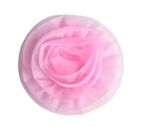 Spilla multifunzionale a forma di fiore oversize in poliestere per aggiungere un tocco di raffinatezza a qualsiasi impostazione spilla grande, Misura unica, come descritto