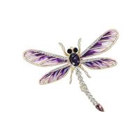 Spilla multiuso divertente e sofisticata a forma di libellula, dal design elegante, accessorio portatile alla moda per artisti e abbigliamento quotidiano, accessori per feste, One Size, come descritto