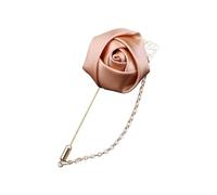 Spilla multiuso in seta per bouquet da sposa, matrimonio, fidanzamento, eventi, per testimoni dello sposo e damigelle d'onore, fiore di seta per matrimoni, Misura unica, come descritto