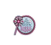 Spilla musicale We Can't all Come and Go di Bubble in acrilico, 1 spilla singola in acrilico di Coloring Broadway | Ispirata a Wicked - Taglio laser - ad alta definizione (3,8 x 2,9 cm), Acrilico,