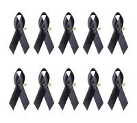 Spilla nera con fiocco bianco, gioiello per feste funebri con chiusura sicura, accessorio elegante per occasioni formali. Elegante spilla con fiocchi, design bianco e nero, sicuro per, 100个装, come