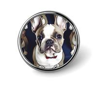 Spilla originale a forma di simpatico bulldog francese, spilla da bavero, spilla, distintivo, cravatta, gioielli, decorazioni per cappelli, giacche e camicie.