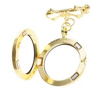 Spilla ovale in pizzo fatta a mano, con cornice per foto, per donne e ragazze, elegante accessorio per feste e appuntamenti, One Size, come descritto