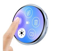 Spilla Per Badge Digitale Elettronico: Schermo Quadrato Da 2 Pollici, Lettore Multimediale Indossabile, Pendente Visivo Portatile | Fiera Professionale, Mostra Di Anime, Esposizione Sulla Porta Del Ne