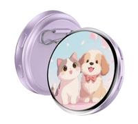 Spilla per badge digitale - Indossabile intelligente | Display video fotografico a LED ricaricabile per viaggi quotidiani, vacanze, cosplay, convenzioni, feste, collezionisti, adolescenti, adulti, sch