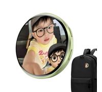 Spilla per badge digitale: touchscreen IPS ricaricabile, spilla video elettronica per visualizzazione di foto, pulsante intelligente programmabile | Giocattolo anime in movimento per per cos