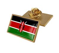 Spilla Per Camicia Con Bandiera Del Kenya Con Gocce Di Cristallo,Spilla Con Bottoni Copri Spilla,Bottoni Invisibili Di Sicurezza,Previene L'Esposizione Accidentale Di Bottoni Per Borse,T-Shirt,Tutti I