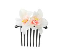 Spilla per capelli a forma di rosa 2 fermagli for capelli a forma di rosa in flanella doppia for donne e ragazze, fascia for a forcella, pettine a fiore(Color8)