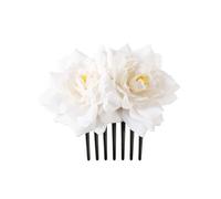 Spilla per capelli a forma di rosa 2 fermagli for capelli a forma di rosa in flanella doppia for donne e ragazze, fascia for a forcella, pettine a fiore(Color2)