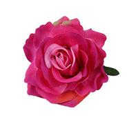 Spilla per capelli a forma di rosa in tessuto con rose e fiori, accessorio da donna, accessorio per festa di nozze, spilla per donne alla moda