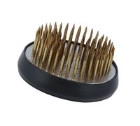 Spilla per disposizione dei fiori rotonda con ago in rame da 6 cm viene fornita